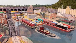 Open House at the Miniature Railroad Club of York HO Scale Model Train Layout
