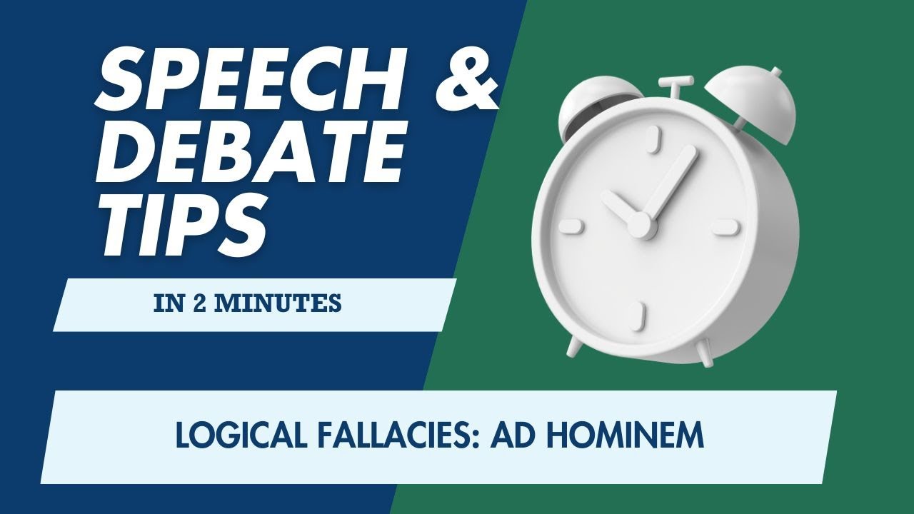 Speech & Debate Tips: Ad Hominems