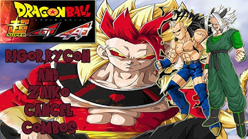 DBZ Infinite World (PS2) MOD - Rigor (Rycon,Zaiko) Cancel Combos