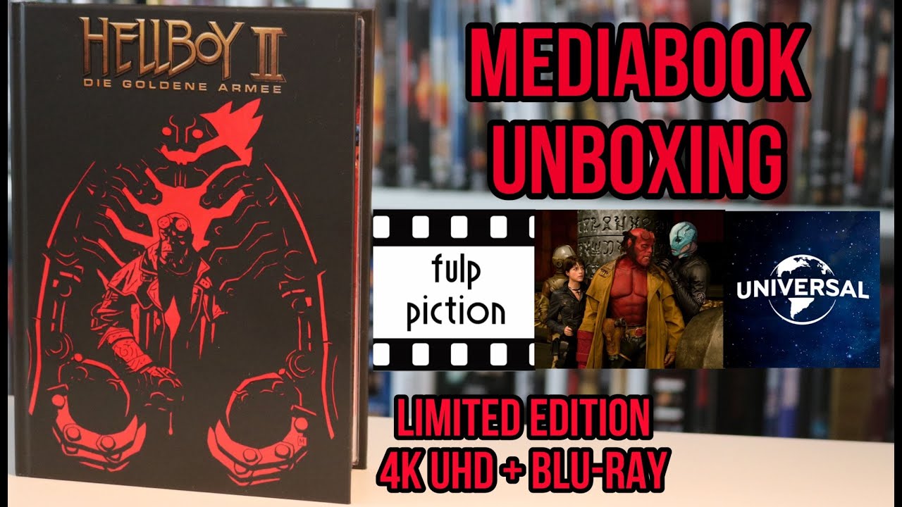 HELLBOY II - Limitiertes Premium Mediabook | UNBOXING | Universal ...