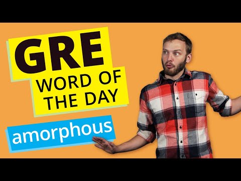 Video: Wat is de betekenis van het woord amorf?