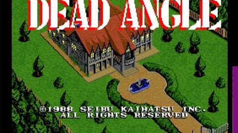 Dead Angle - Arcade Longplay - Seibu Kaihatsu 1988
