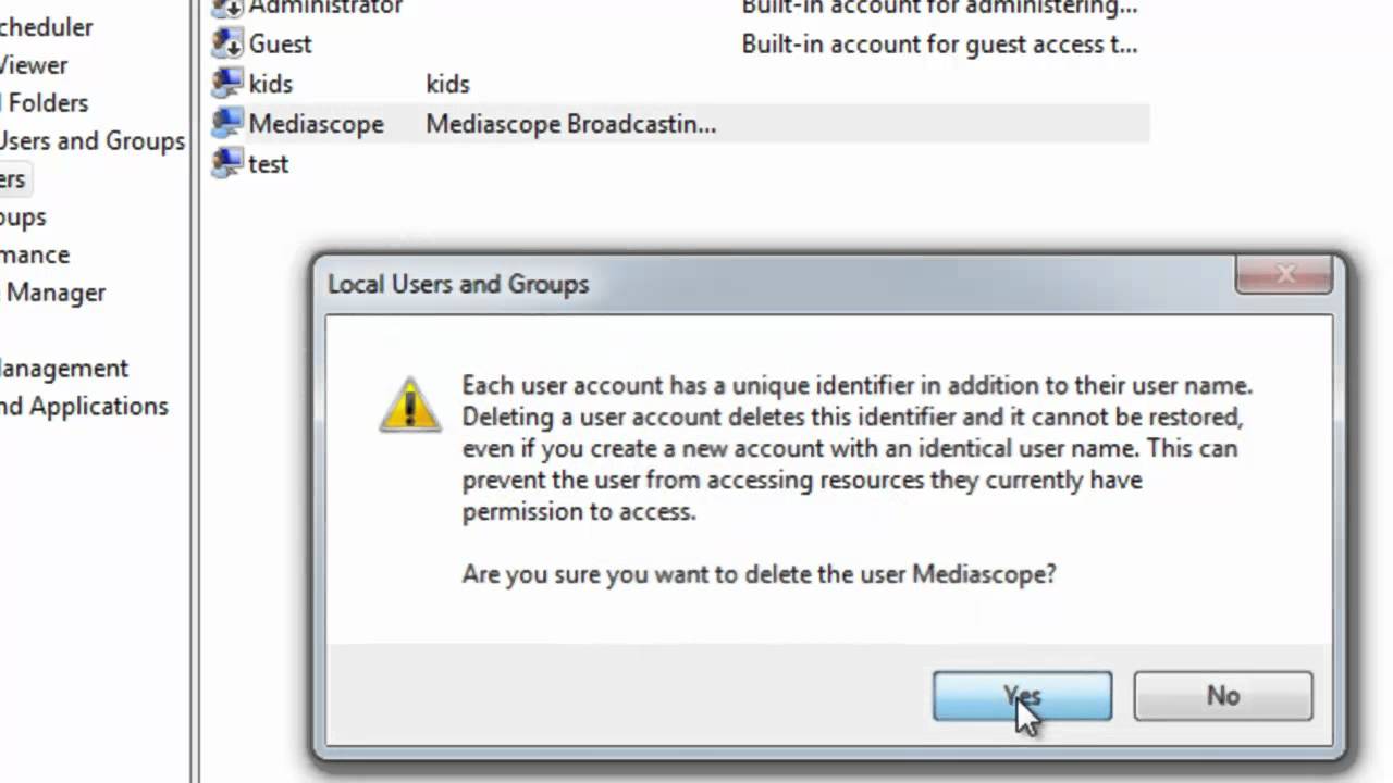 how to add a user account in windows 7
