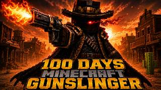 I Survived 100 Days as a GUNSLINGER in CRAZY CRAFT but I'm OP!