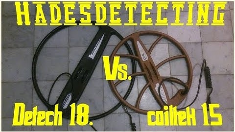 Detech Penetrator E 18"  VS  Coiltek 15" WOT coil