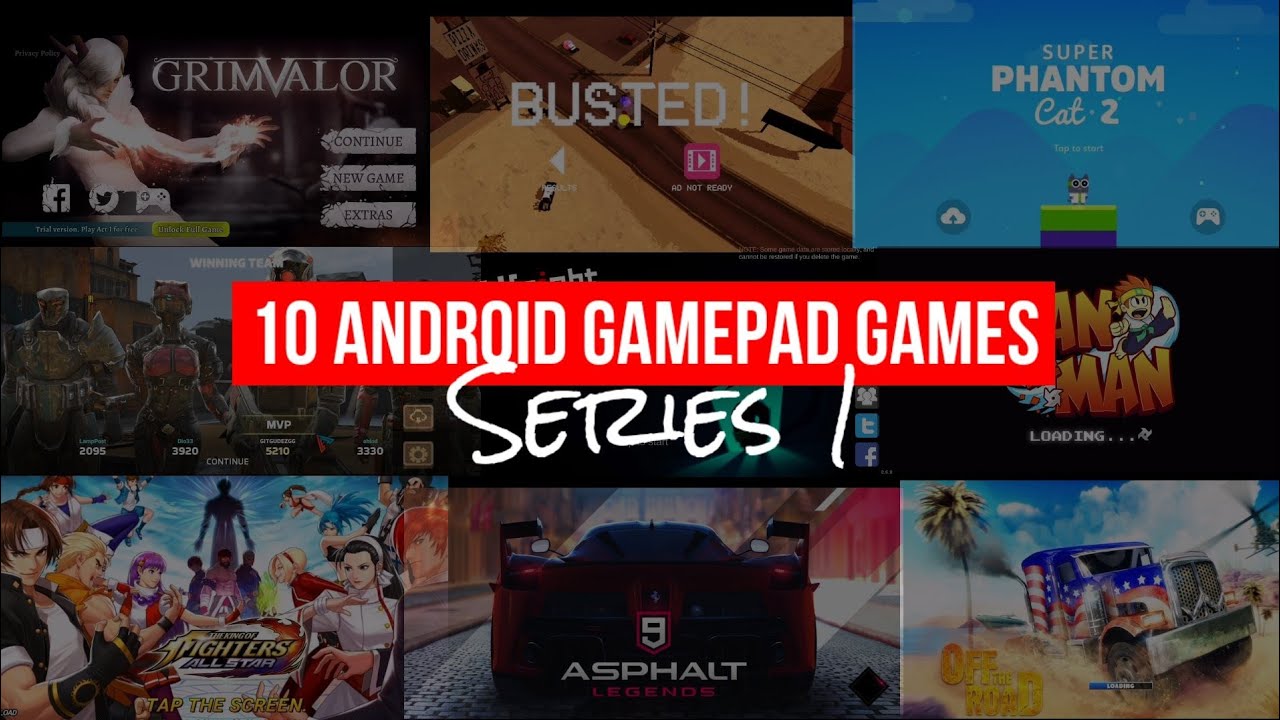 10 FREE ANDROID GAMEPAD GAMES GAME CONTROLLER SUPPORTED GAMES