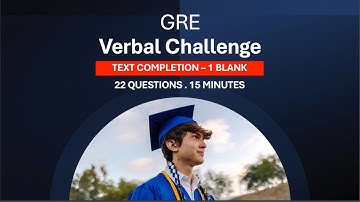 GRE Text Completion Questions | GRE Verbal Challenge 2024 | Ep. 02
