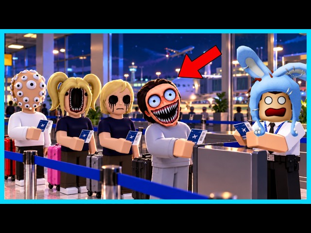 MIPAN & ZUZUZU Bekerja Jaga Bandara Malam Hari Dan Ketemu Anomali Mengerikan! ROBLOX