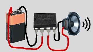 Mono Sound Amplifier with TDA 2822