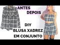 Transformando CAMISA masculina em CONJUNTO│Bea Rodrigues