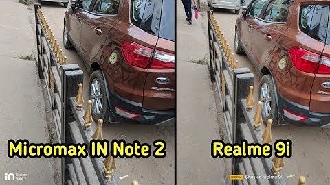 Micromax IN Note 2 vs Realme 9i camera Test | Micromax IN note 2 camera | Tech 4 Camera
