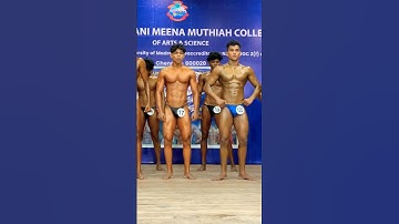 60Kg Category University Bodybuilding Competition, Adyar #shorts #pmmodi #fitness #viral #youtuber