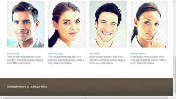 Wedding Planner Responsive Website Template