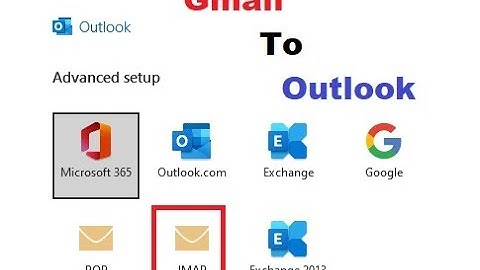 How to Setup Gmail with Outlook in 2 Minutes (IMAP) |  IMAP Email Account in Outlook 2019