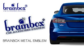 Metal Logo Emblem Brainbox