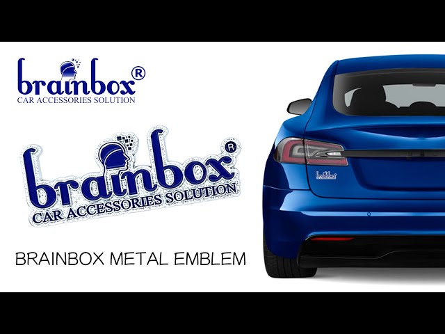 09077 Brainbox Metal Emblem Logo class=