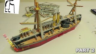 Making the Dingyuan 3D Puzzle Ship PART 2