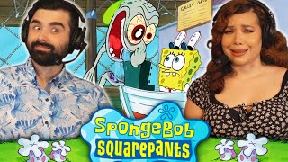 We Watched SPONGEBOB SEASON 2 EPISODE 1 AND 2 For the FIRST TIME!! SQUID'S DAY OFF