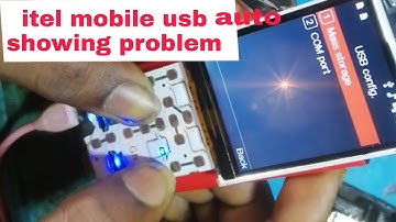 itel keypad mobile auto usb cannected problem| usb problem#