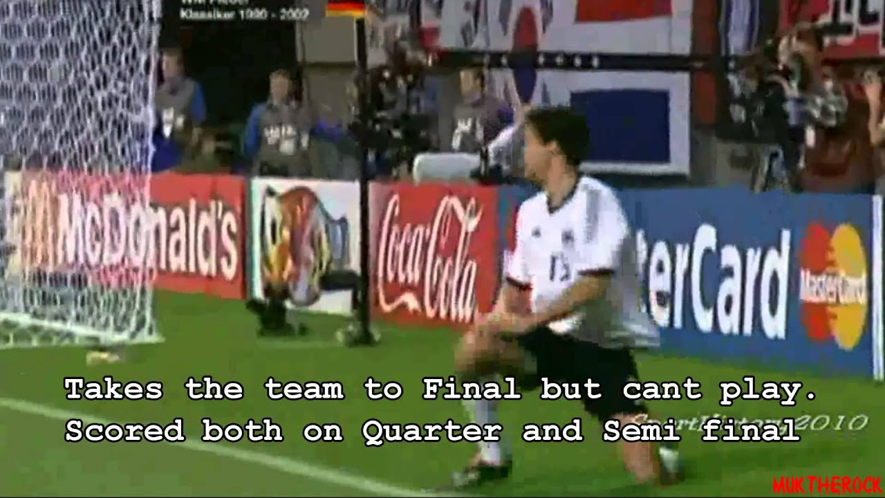 Michael Ballack Career Defining Moment World Cup 02 Youtube