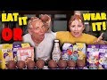 DISGUSTING EASTER EGG EAT IT OR WEAR IT CHALLENGE!!!😭😱ft MY DAD!!😂