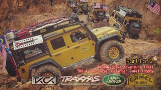 RC 1/10 Scale | TRX4 Defender Camel Trophy | TKCK Merdeka Adventure Trail - Part 1/2  | 31082021