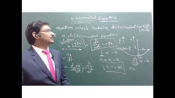 IIT - JEE Mains and Advanced MATHEMATICS by Venkanna Sir - Differential Equations