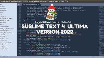 Como Descargar e Instalar Sublime Text 4 Ultima Versión 2022 en PC Windows 11/10/8/7 ✅