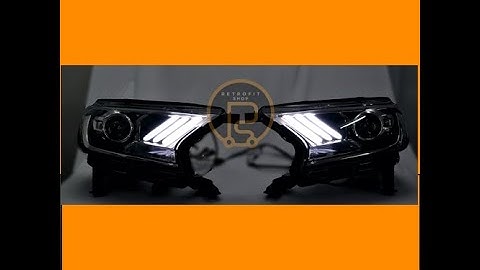 The BEST Mustang style headlights for Ford Ranger / Everest