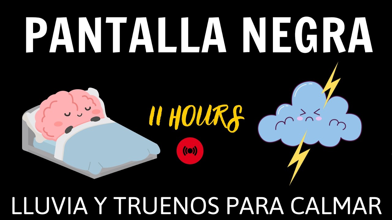 Lluvia y Truenos para Calmar la Mente y Mejorar el Sueño