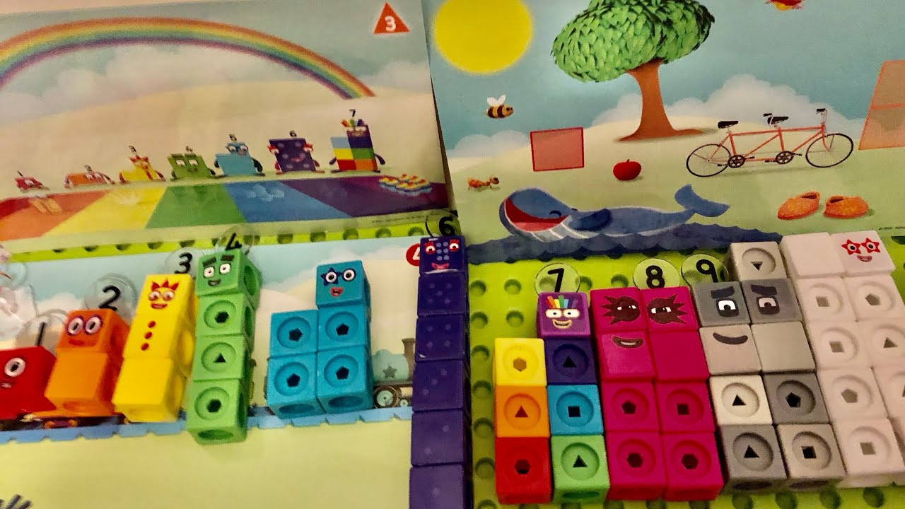 Let's Build Numberblocks Mathlink Cubes Zero to Ten by Learning ...