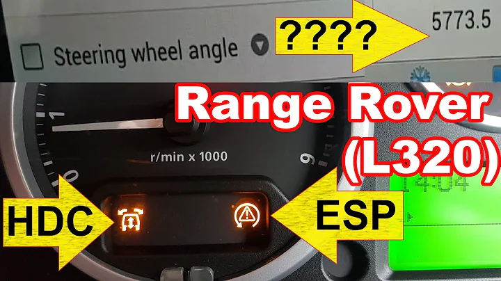 Troubleshooting Range Rover ESP and HDC lights (U0428 & U0126)