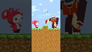 Dirt Block Roulette Maizen Animation Cartoon#shorts#animation