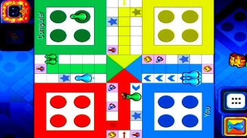 Ludo Gameplay 2 players Computer vs Me Ludo King Gaming Video#126