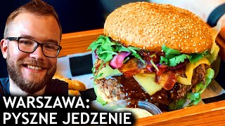 WARSZAWA: NOWE GASTRO ODKRYCIA - polecam restauracje! Pizza, burgery, wegańskie jedzenie GASTRO VLOG