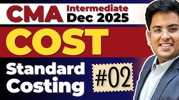 CMA Intermediate COST ACCOUNTING | Dec (2025) | Practice Session - 14 | Gourav Kabra