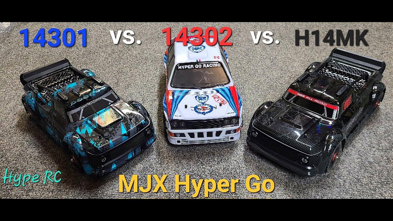 Best $145 RC car on the planet? MJX Hyper Go 14301 vs 14302 vs H14MK 