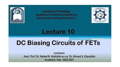 Lecture 10 Video Analog Electronic