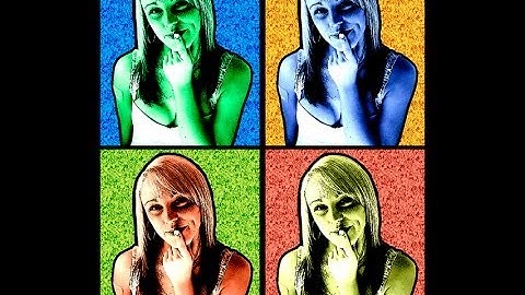 Tutorial Photoshop CS6 - Artistic effect (Pop Art)