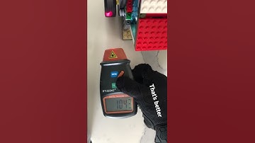 Lego Vacuum V8 Engine RPM Test