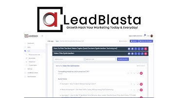 Leadblasta Review and Tutorial: AppSumo Lifetime Deal