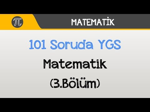 101 Soruda YGS Matematik 2016 (3.Bölüm)