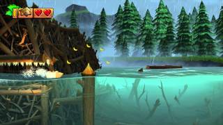 Donkey Kong Country Tropical Freeze: 2-4 Sawmill Thrill (Secret Exit) [1080 HD]