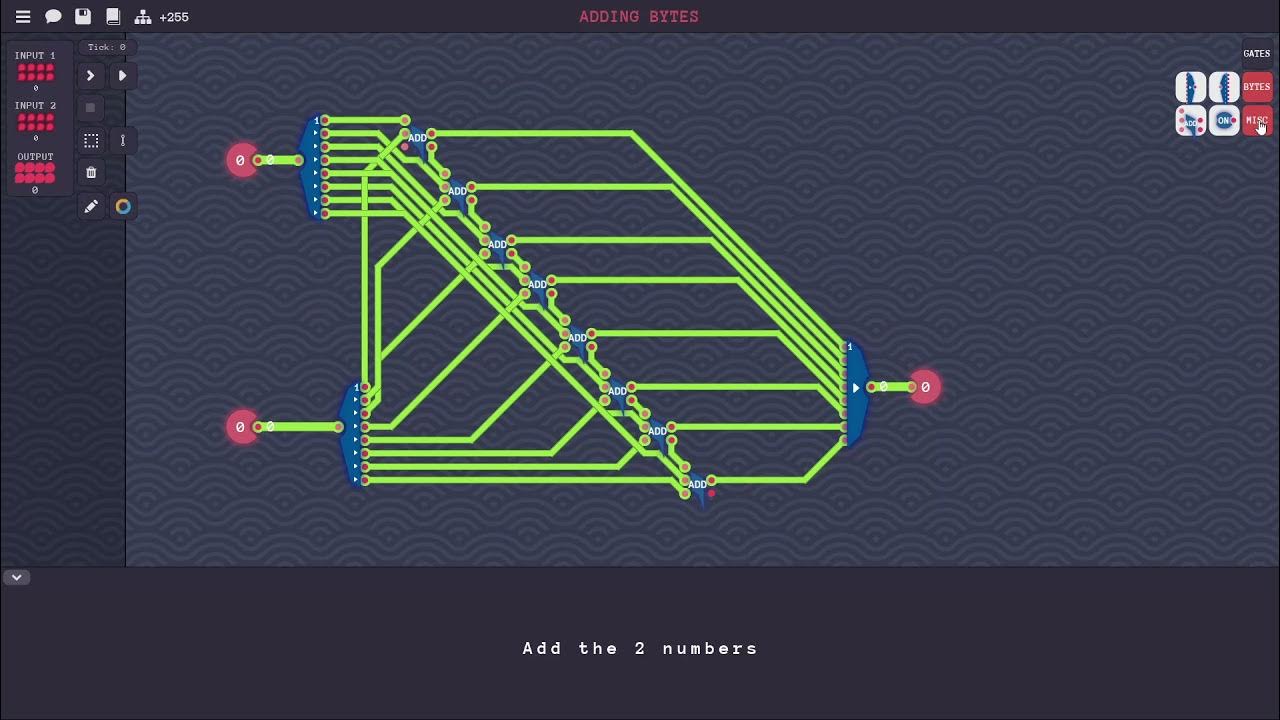 Turing Complete game play 1 Arithmetic and Memory YouTube