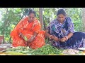 Ridge gourd with pulses, prawn with ladies finger chochori