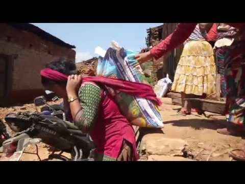 Nepal Earthquake: Delivering Food in Tindhara