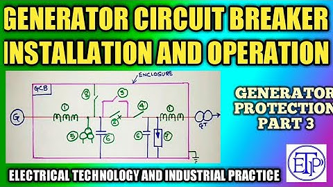 Generator Circuit Breaker|GCB|Details of Generator circuit breaker|Generator Protection part 3