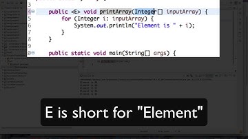 Java generics 02 printArray
