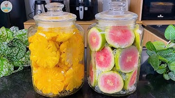 RƯỢU TRÁI CÂY lên men tự nhiên |  Rượu ổi hồng, rượu thơm cho ngày tết sắp đến | Bếp Của Vợ