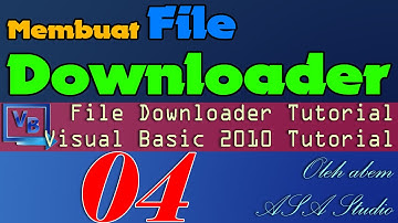 Visual Basic 2010 Tutorial, Pembuatan File Downloader, 4, Membuat Fungsi Batal dan Testing